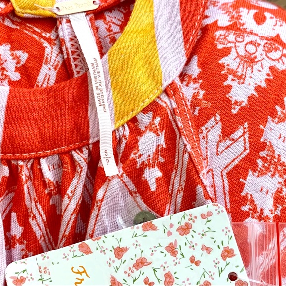 Free people sleeveless handkerchief tunic S - Picture 6 of 8